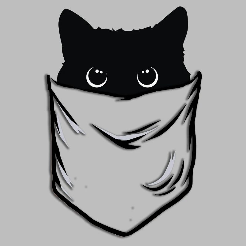 Chat noir de poche