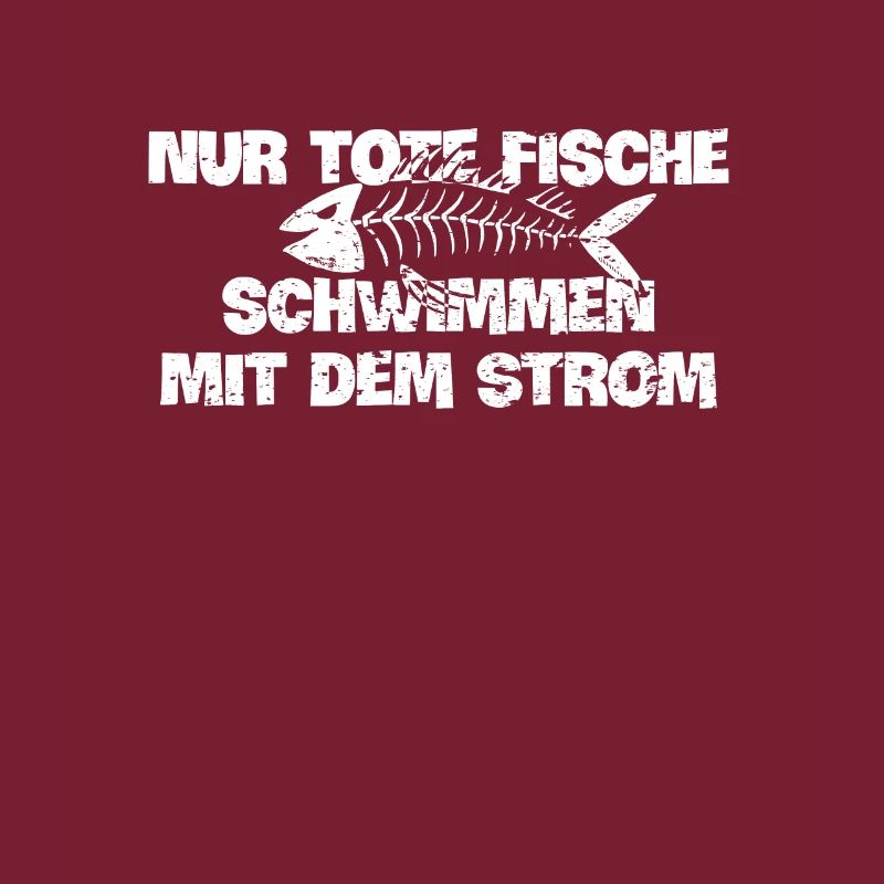 Mit dem Strom schwimmen sarkastischer Spruch