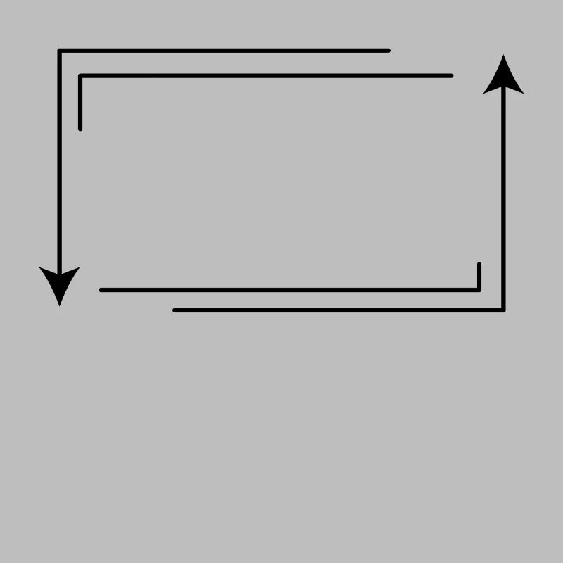 Arrow Frame Rectangular Shape Decoration