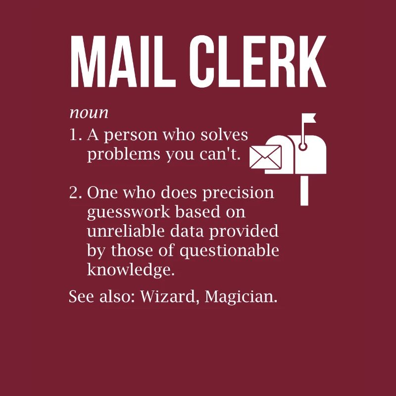 mail clerk definition, mail clerk