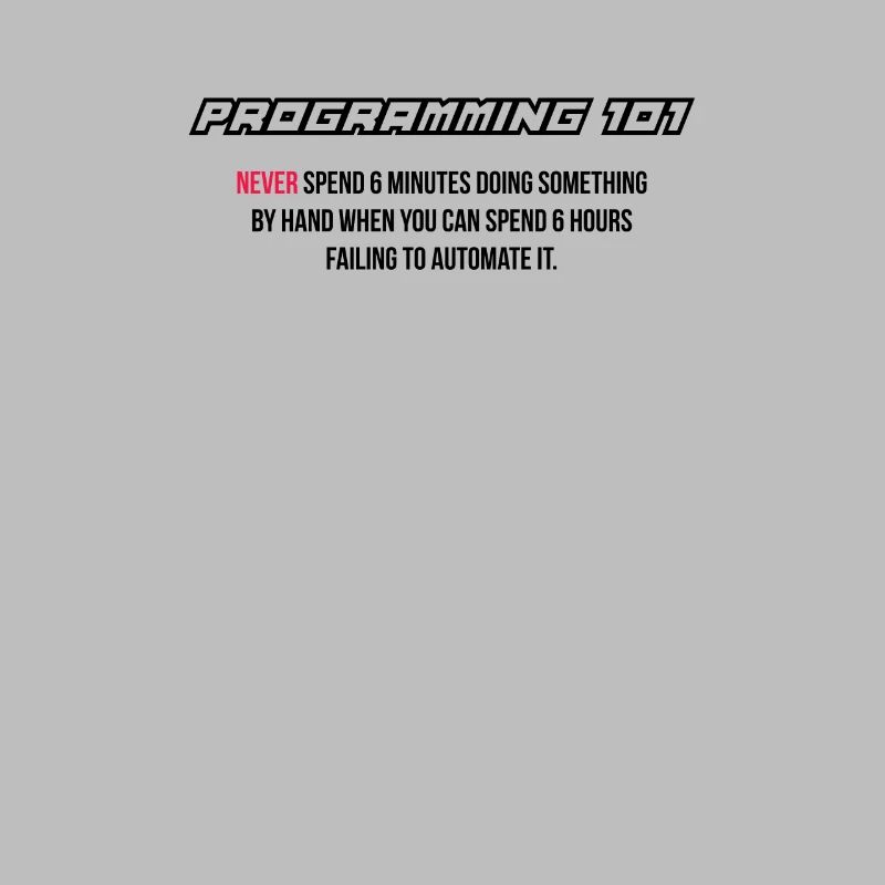 Automatisation drôle, programmation, informatique