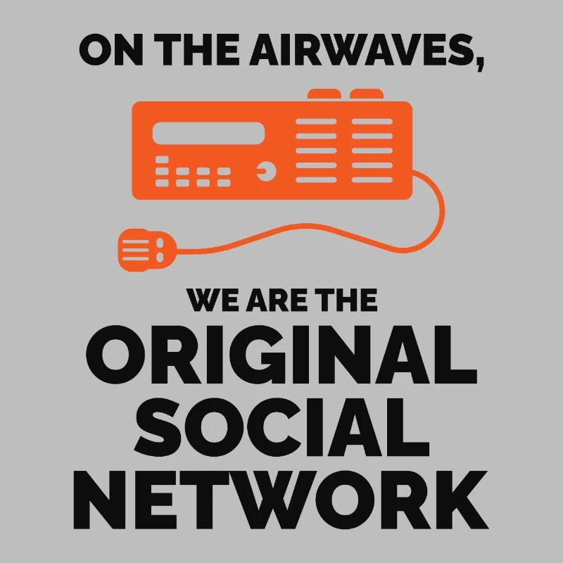 Amateur Ham Radio Operator Original Social Network
