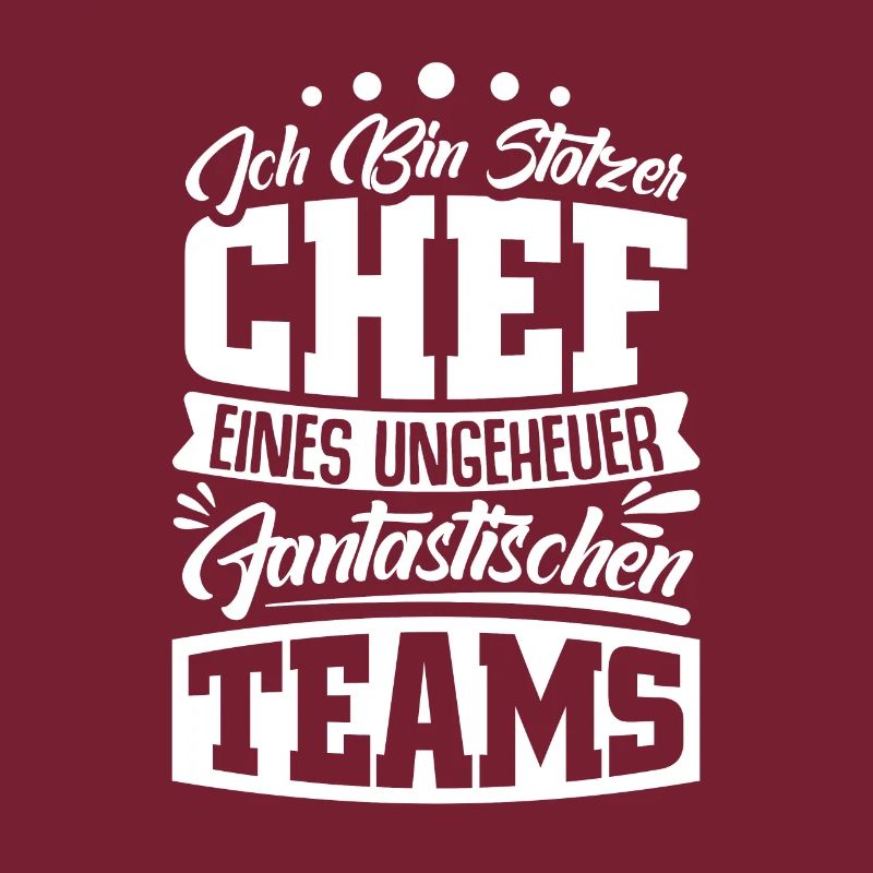 Stolzer Chef Chef Mann Abteilungsleiter Teamchef