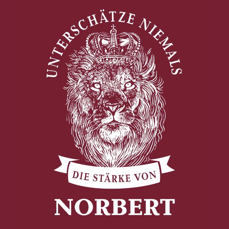 Norbert Geschenk Name Löwe