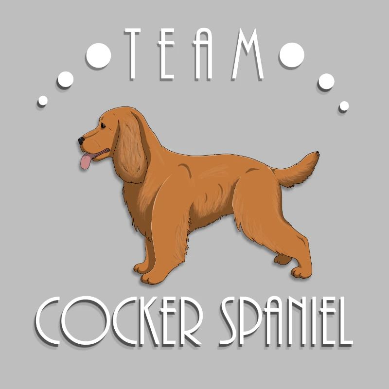 Team Cocker Spaniel - Rot