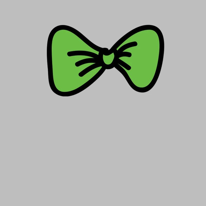 Cravate mouche verte Querbinder