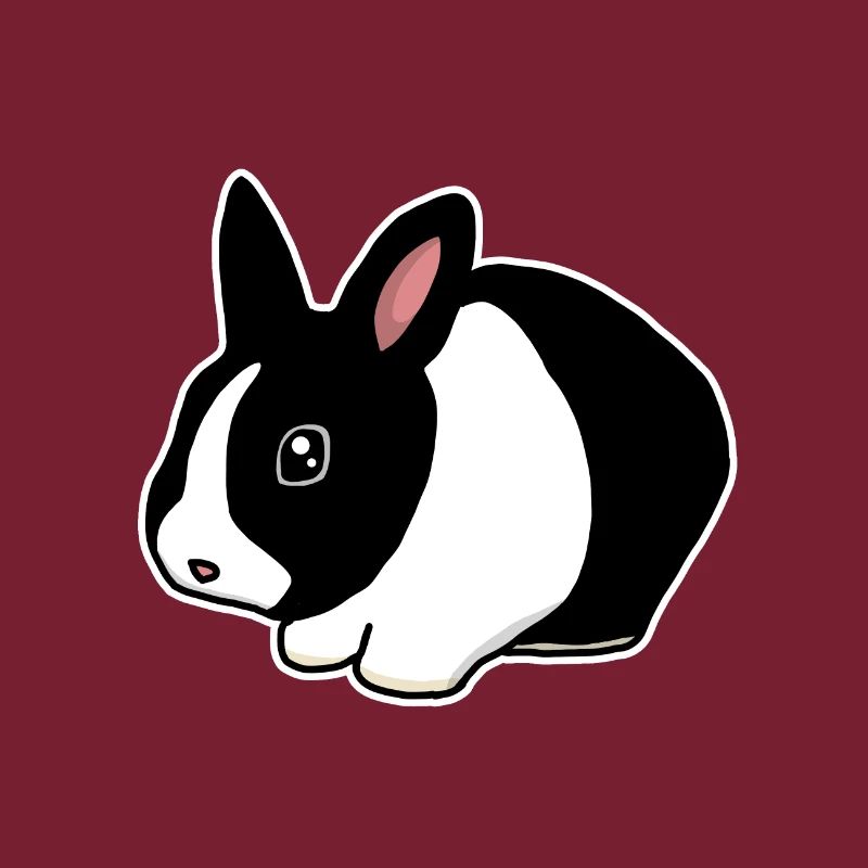 Dwarf rabbit, rabbit, cute, comic