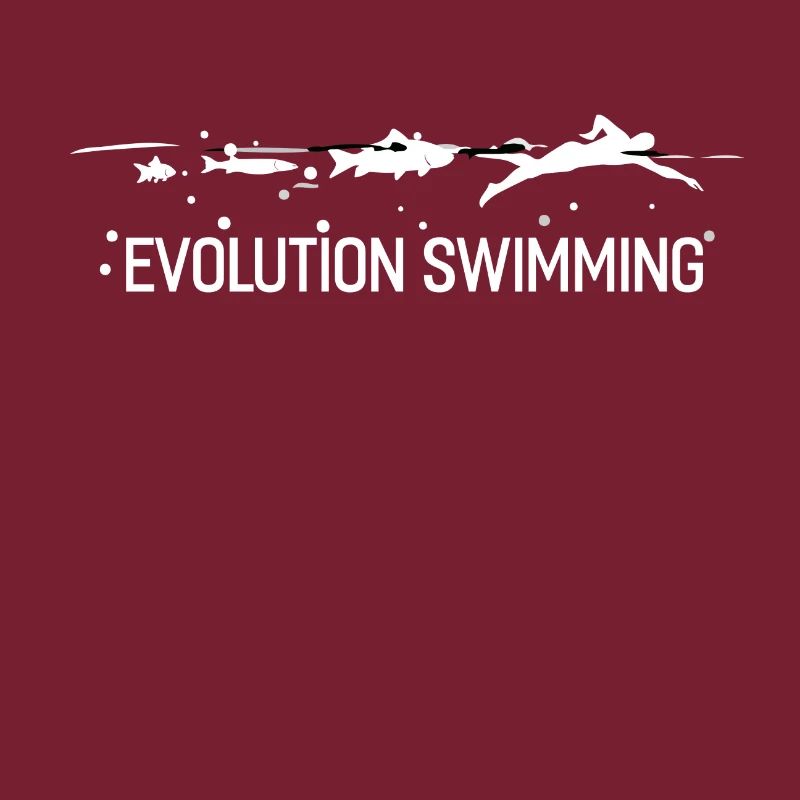 Schwimmen – Shirt Evolution Schwimmer Geschenk