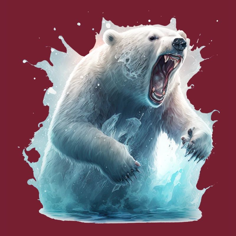 Wütender Eisbär