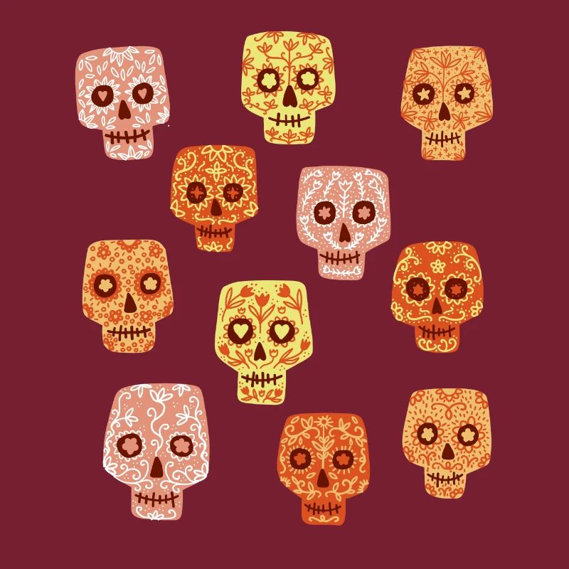 Dia de los Muertos Skull