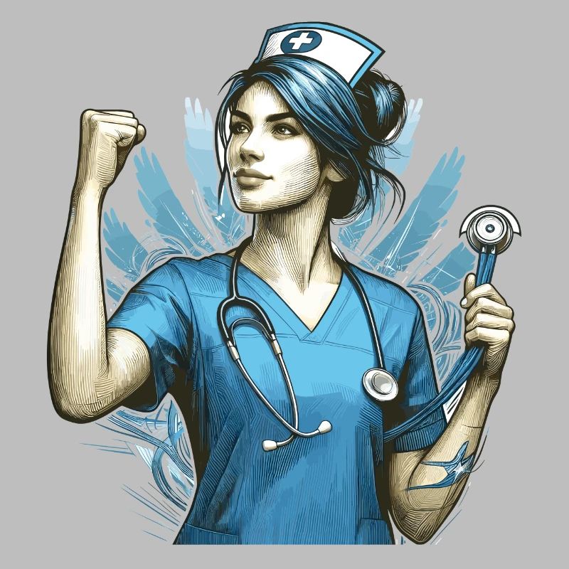 Nurse Victory Pose Gift