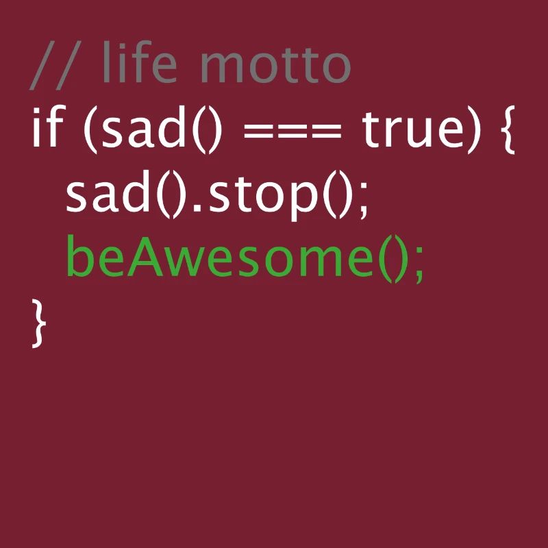 Informatik Nerd Geek Programmierer lebensmotto