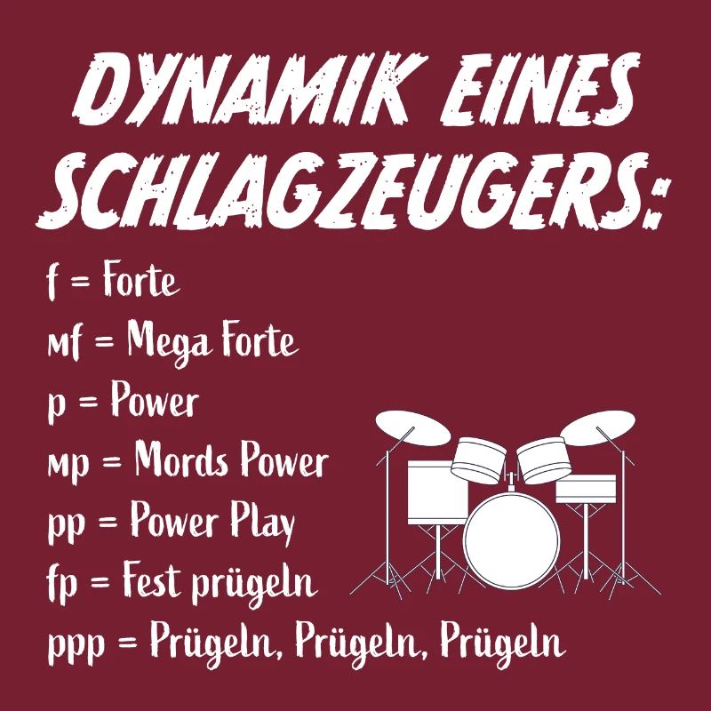Schlagzeuger Drummer Geschenk