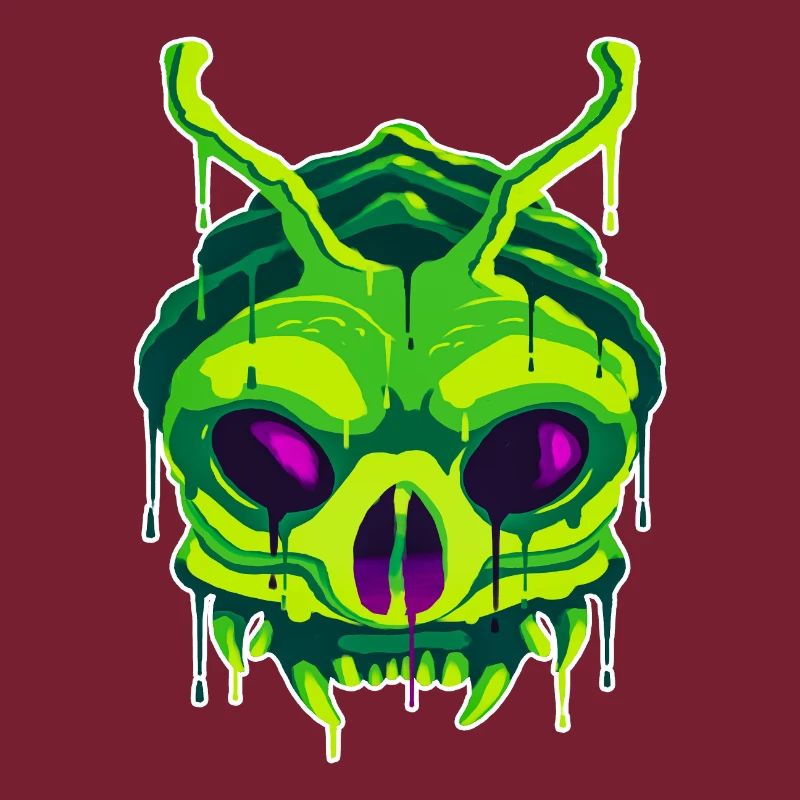 Ein Beängstigendes Yugoloth Außerirdischer Design