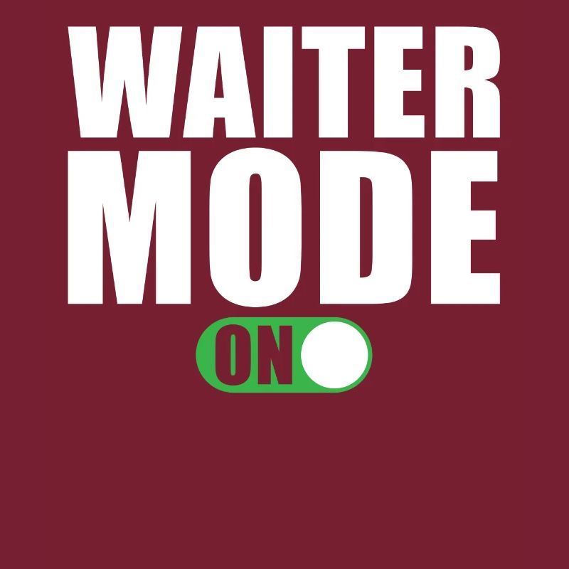 Kellner Modus Ein Bedienung Restaurant