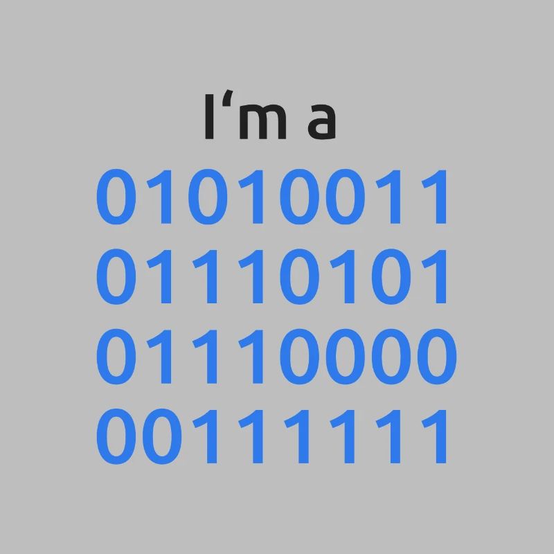 Programmer Binary - Je suis un nerd
