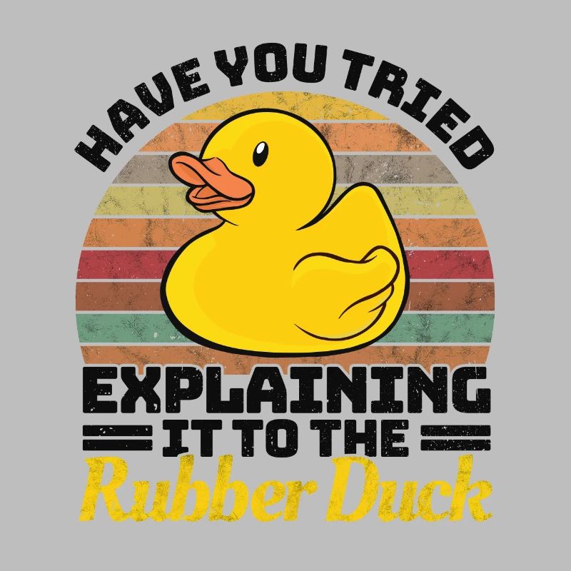 Programmierer Programming Duck Gummiente