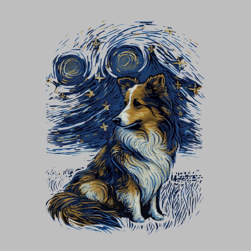 Shetland Schäferhund Starry Night