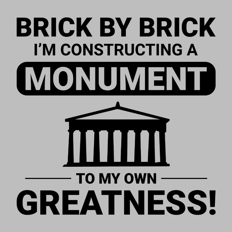 Monumental Brick Mastery: Humorous Bricklayer