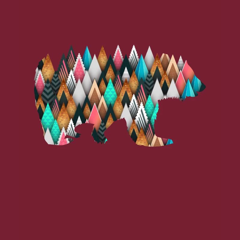 Triangles géométriques Bear Wilderness