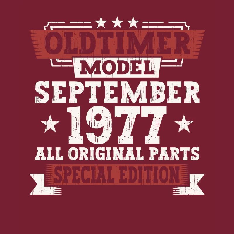 Oldtimer Septembre 1977 Cadeau de 45e anniversaire