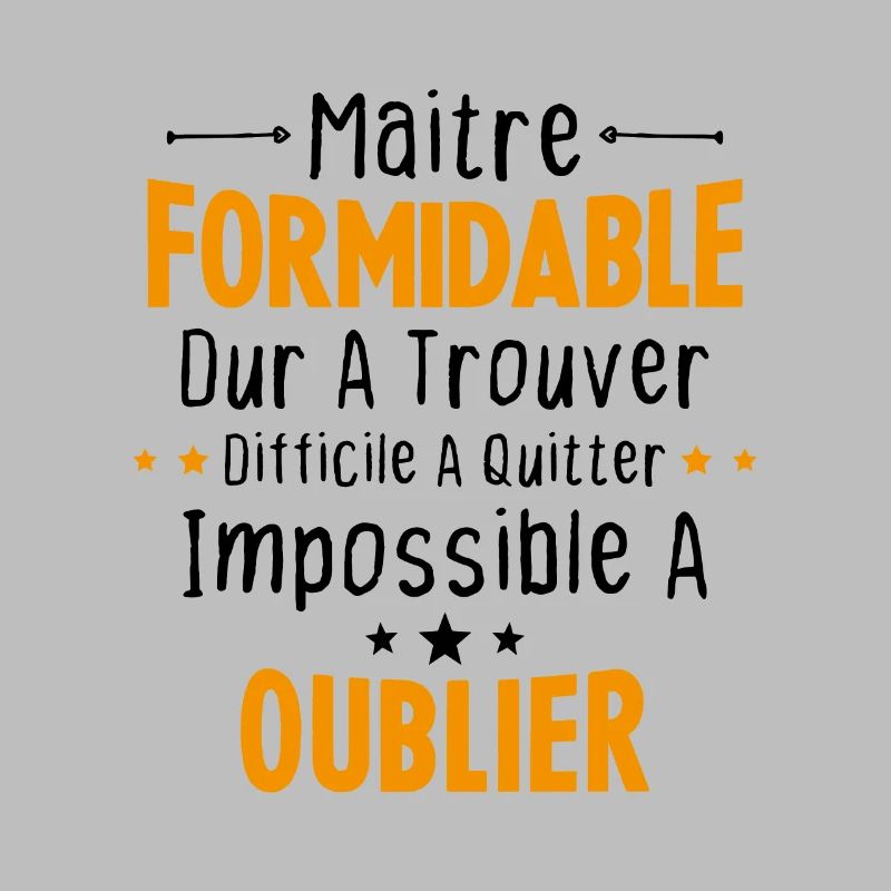 Maître Formidable Idée Cadeau Maître D'école