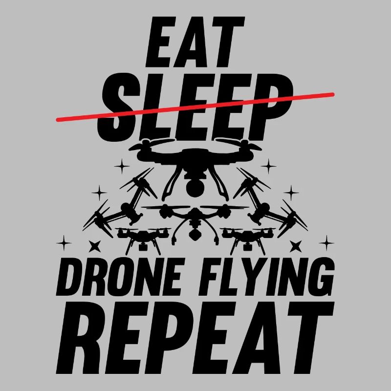 Drone - Manger dormir Drone volant répéter - Funny Dron