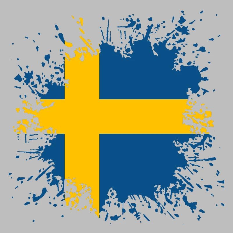 La couleur du drapeau de la Suède