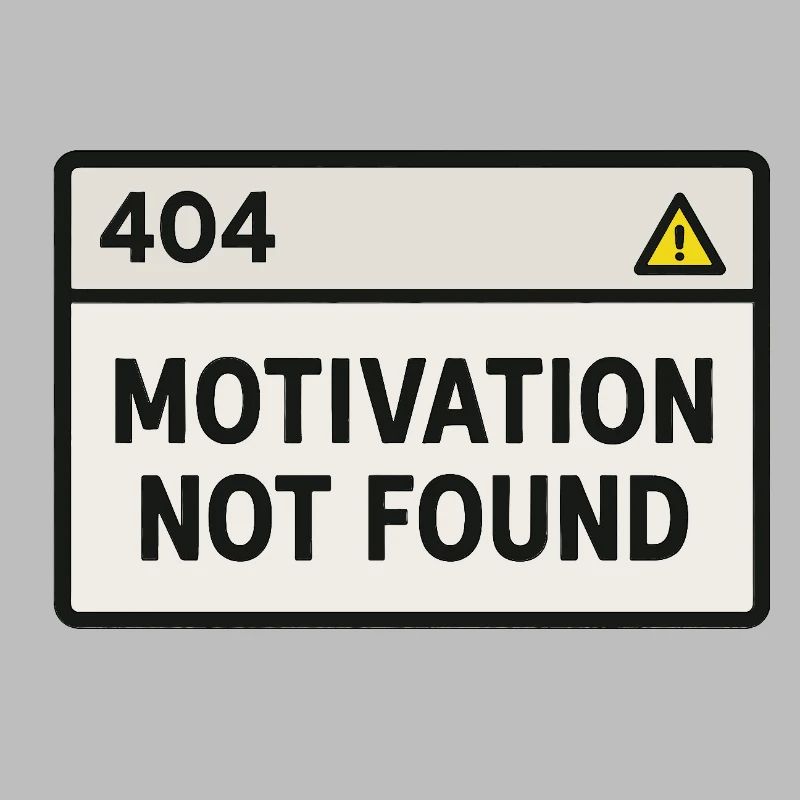 404 Motivation not found – Nerd-Design