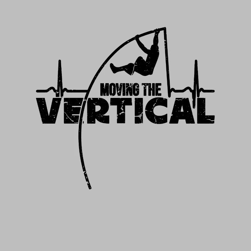 Moving The Vertical Pole Jumping Pole Vaulter