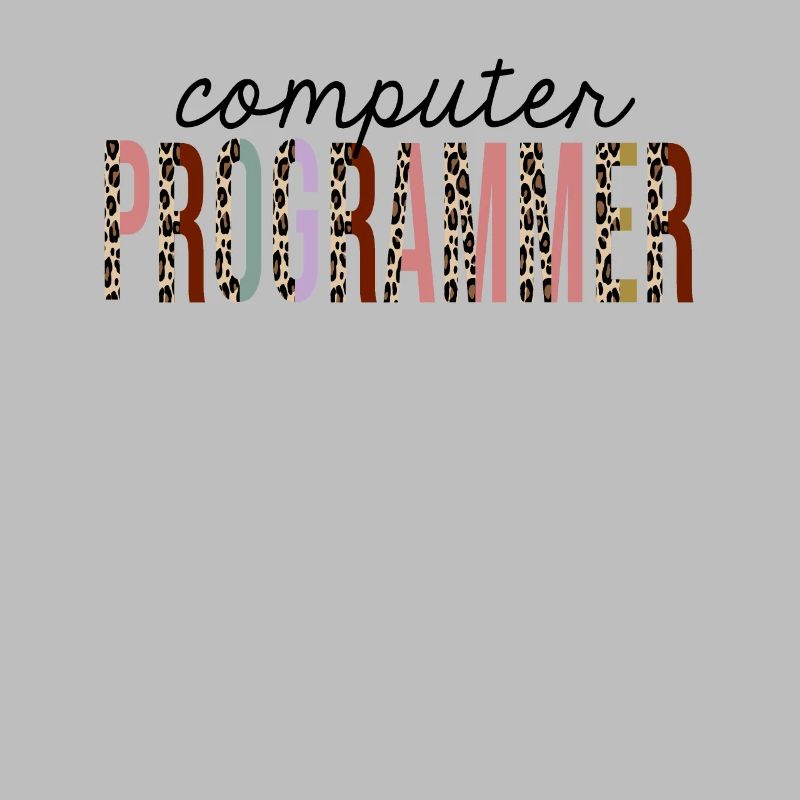 Computerprogrammierer Leopard Print lustig