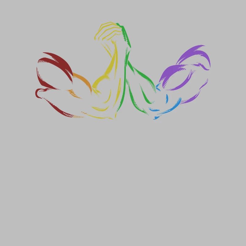 Bras de fer LGBT Rainbow Techniques Exercice