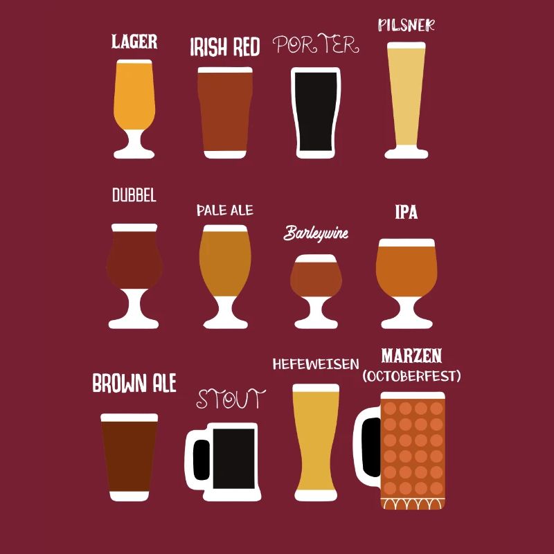 Différents types de bière - bière artisanale
