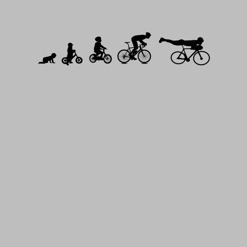 Bicycle, cyclist, evolution, gift