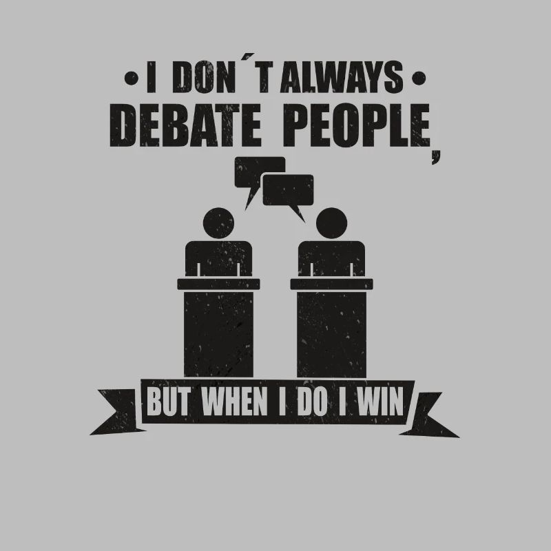 Debatte Rede Debattierer Redner Geschenkidee