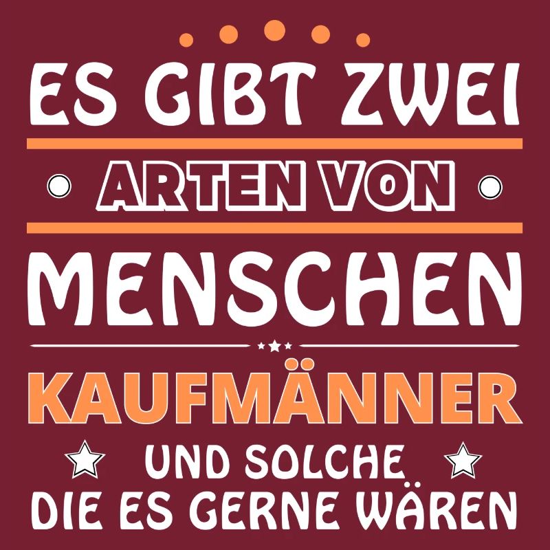 Kaufmann Geschenk - zwei Arten von... Design