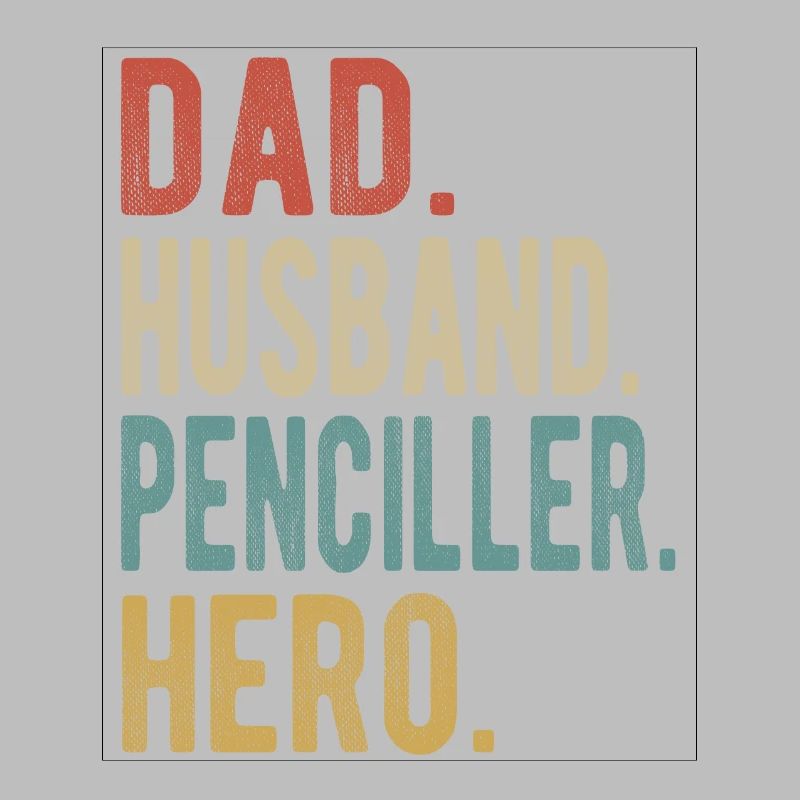 Comiczeichner Papa Ehemann Held