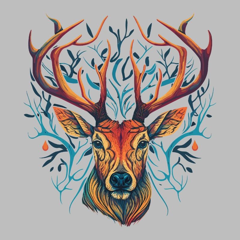 Crazy Deer Head