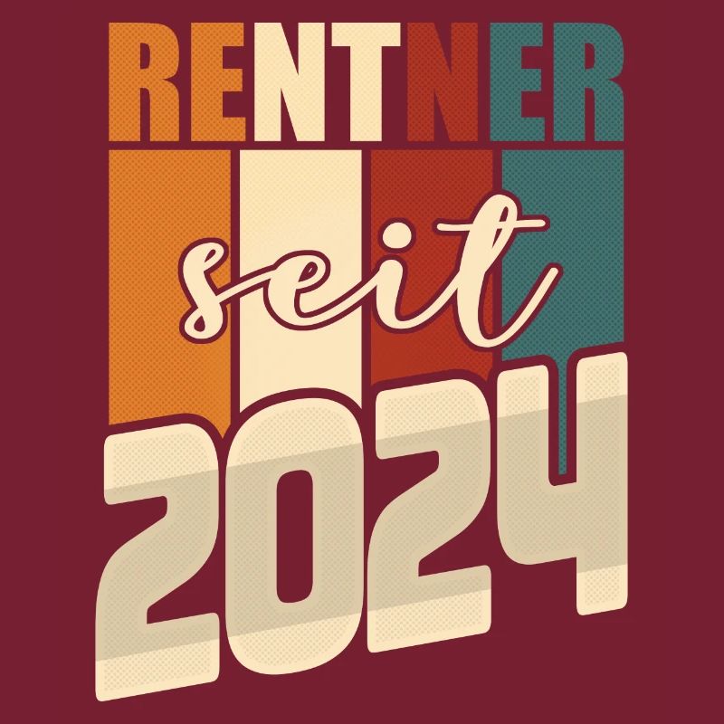Rente Geschenk 2024 Rentner Ruhestand Spruch