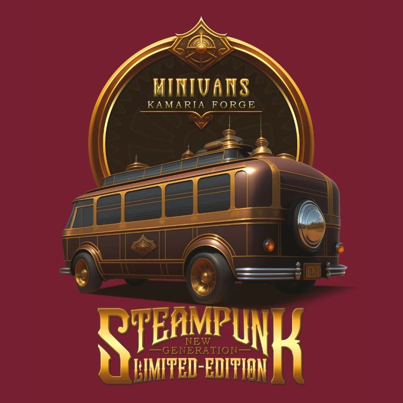 STEAMPUNK OLDTIMER OLDTIMER RETRO MINIVANS