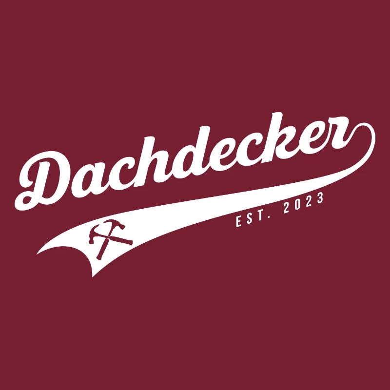 Dachdecker Est. 2023 Geschenk Handwerk