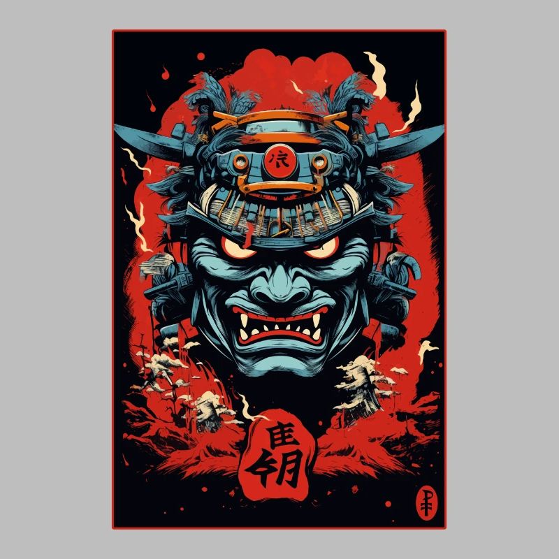 Japanese Ghost Samurai Mask