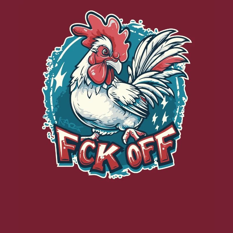 FCK OFF Hahn Huhn