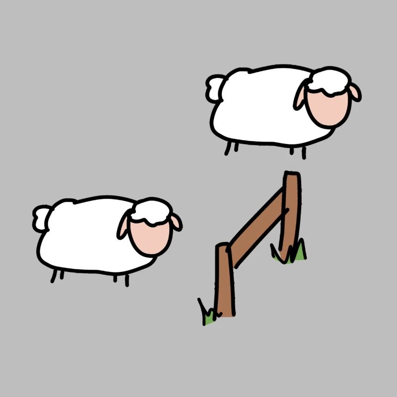 Sheep sleep