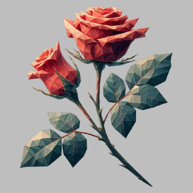 Polygone rose
