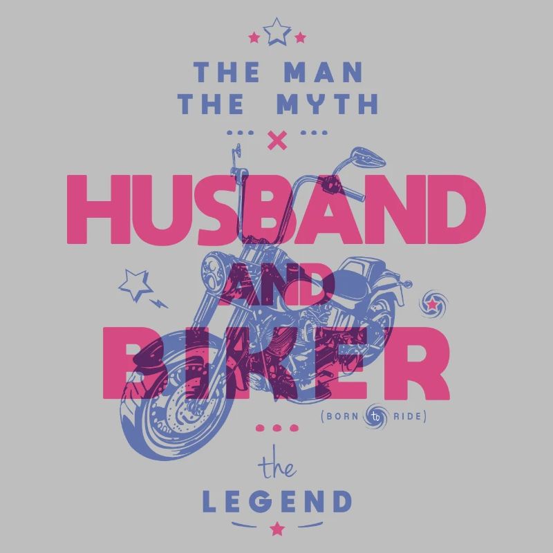 Ehemann und Biker der Mann der Mythos die Legende