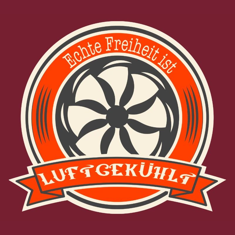 Oldtimer Luftgekühlter Boxermotor Spruch Freiheit