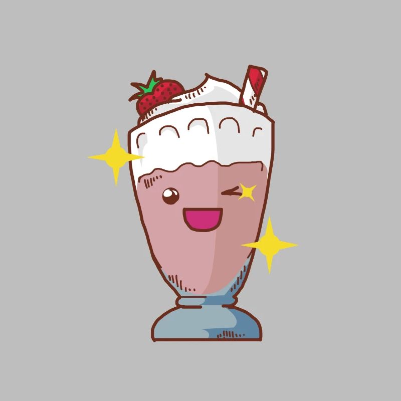 Milchshake Erdbeershake Erdbeermilchshake Shake