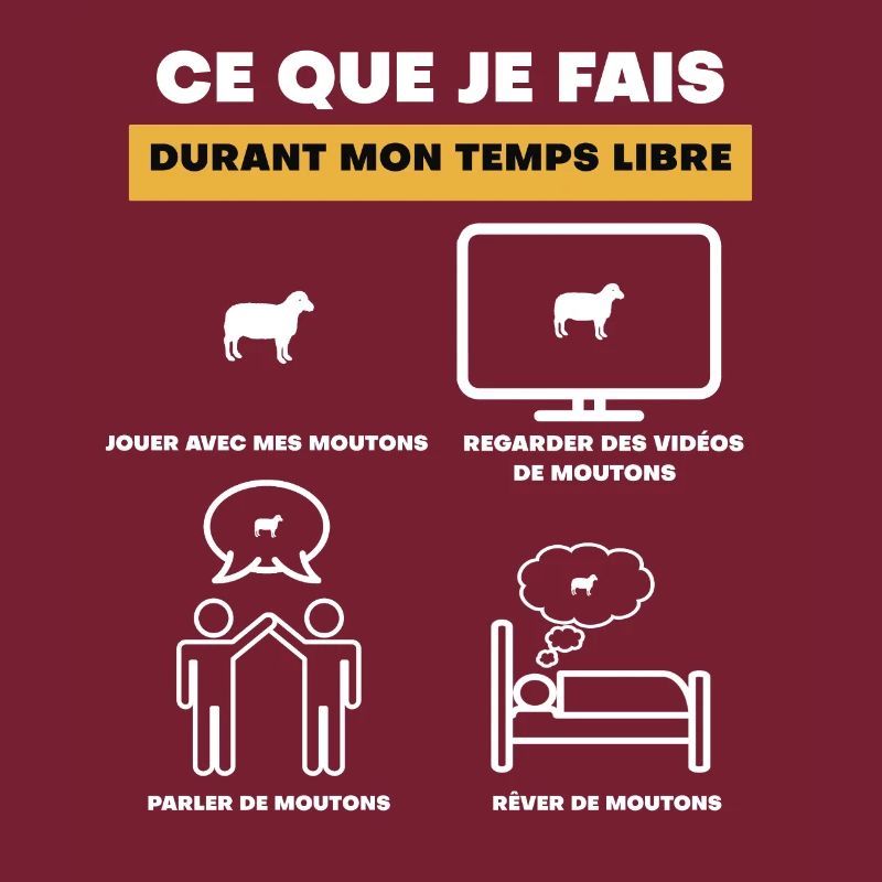 Freizeit Schaf Geschenk