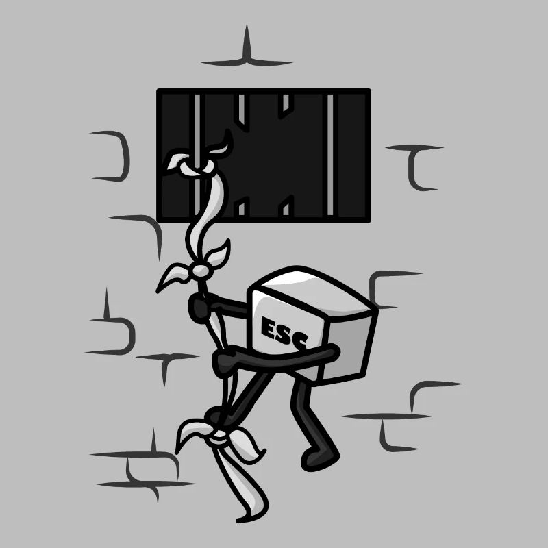 Le clavier s’évade de prison